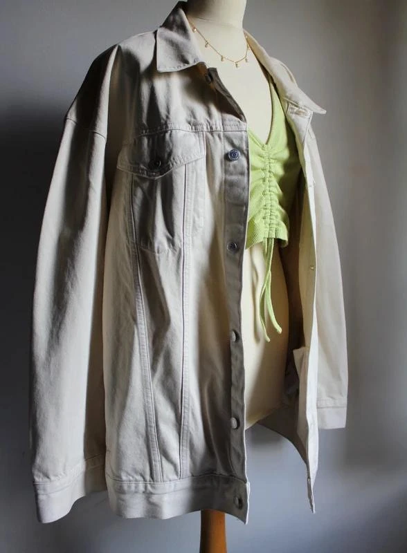 Ecru Weekday oversize denim jacket – photo 2